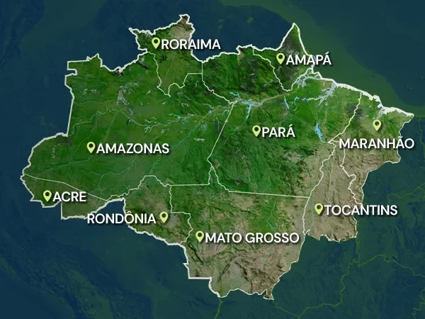 Mapa Amazônia Legal