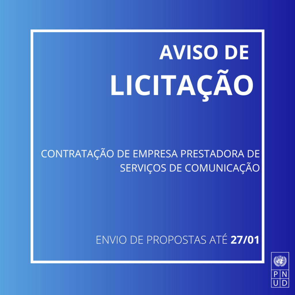 Aberto edital para contratação de empresa especializada em serviços de comunicação