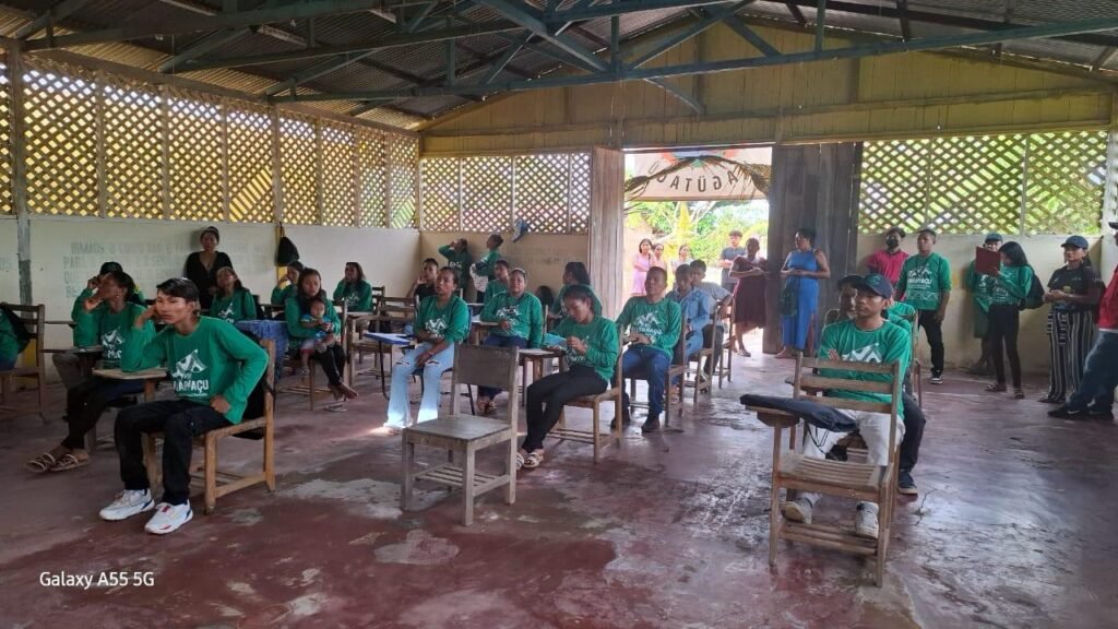 Com apoio do Floresta+, indígenas Tikuna participam de formação sobre etnoecologia e proteção territorial na fronteira do Brasil com a Colômbia e Peru